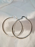 Silver Hoops